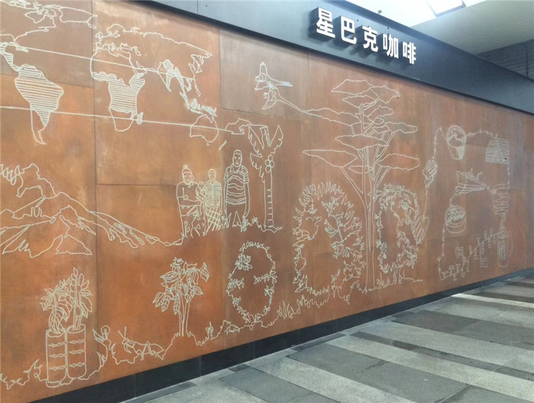 新吴耐候钢幕墙
